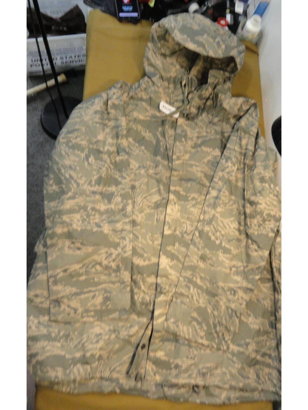 USGI ABU TIGER STRIPE IMPROVED RAINSUIT IRS WET WEATHER MILITARY ISSUE JACKET XL